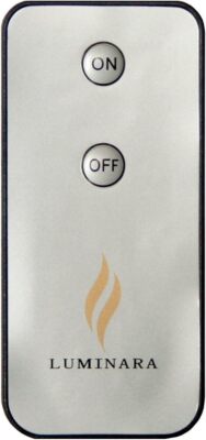 Luminara On-Off Remote for Ready Real-Flame Effect LED Flameless White 