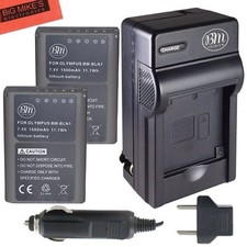 BM 2X BLN-1 Batteries Charger for Olympus Pen F, OM-D E-M1, OM-D E-M5 II, E-P5