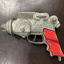RARE Metal 1950s Hubley Atomic Disintegrator Space Pistol Missing Spring Hammer