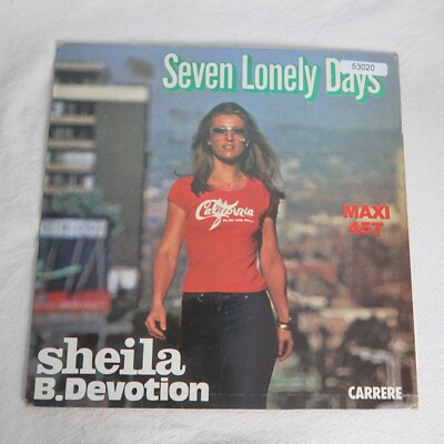 Sheila B Devotion Seven Lonely Days SINGLE Vinyl Record Album