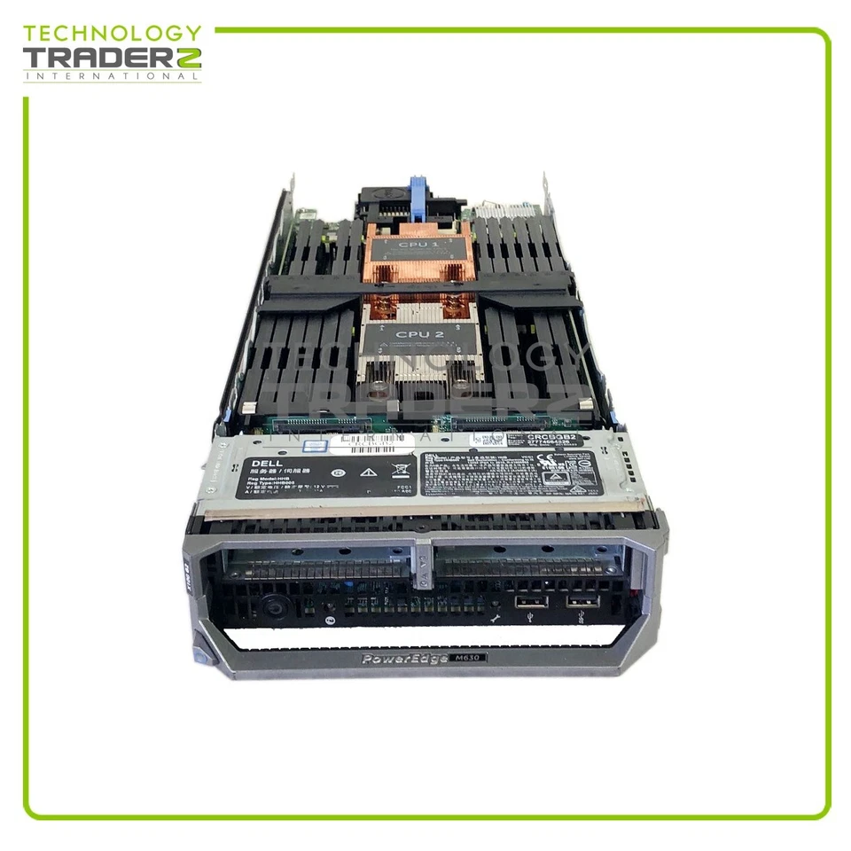 LOT OF 4 4CGNX Dell PowerEdge M630 2P Xeon E5-2620 v3 16GB 2x SFF Server - Image 2 of 3