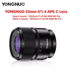 YONGNUO YN33mm F1.4 DA DSM WL Pro APS-C Auto Focus Lens for Sony E Nikon Z-mount