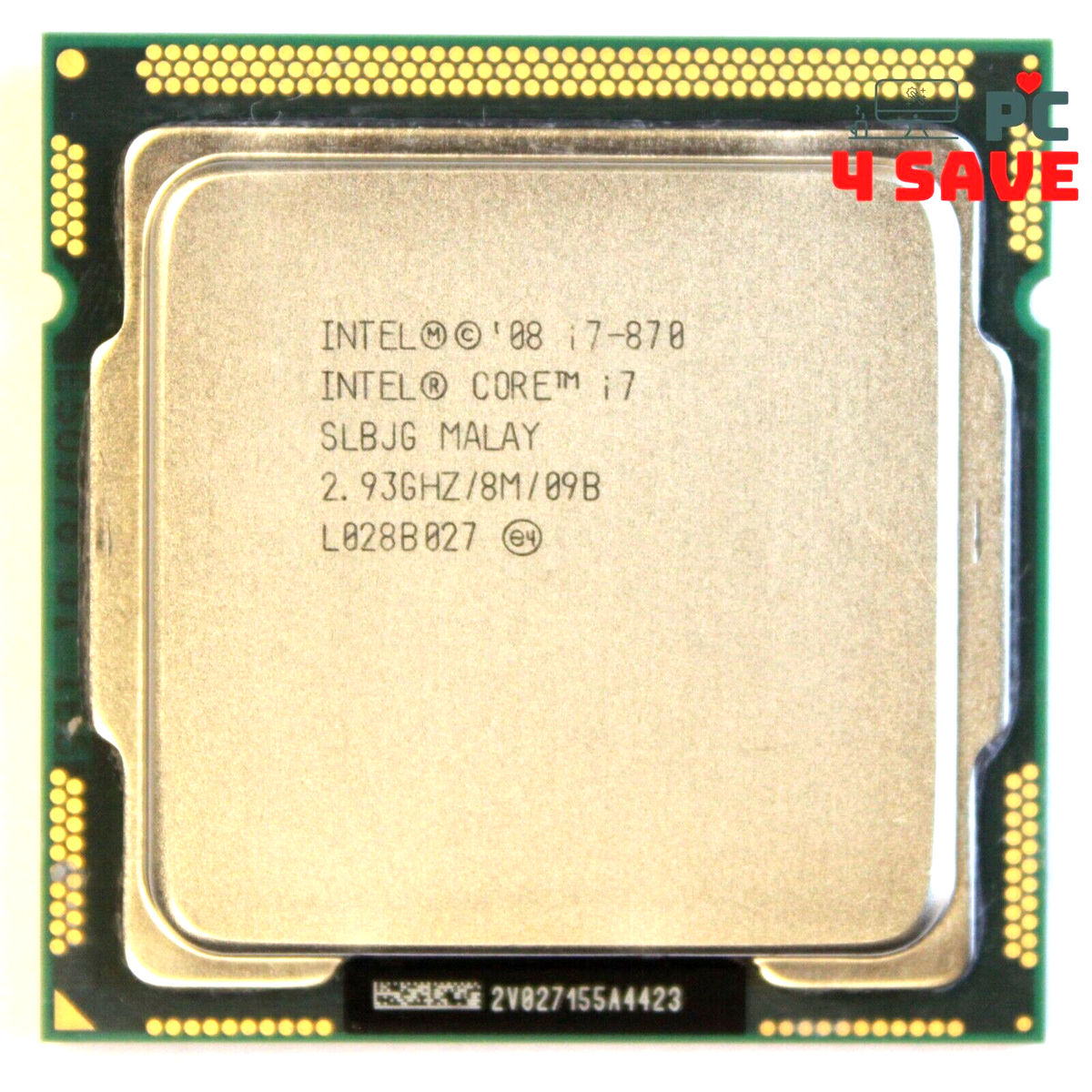 Intel Core i7-870 SLBJG 2.93GHz (Turbo 3.60GHz) 8M 4-Core LGA-1156