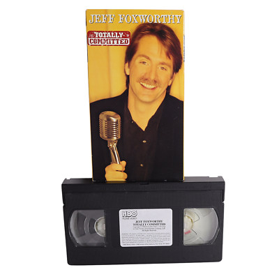 Jeff Foxworthy - Totally Committed (VHS, 1998) HBO Home Video - Used
