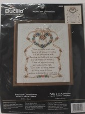 Bucilla Counted Cross Stitch Kit 40658 Paul to the Corinthians NEW