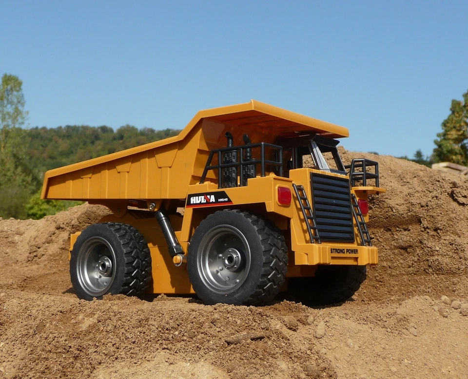 RC HUINA LKW Muldenkipper Länge 27cm mit KIPPEN "TOP QUALITÄT" 1540 - Bild 2 von 4