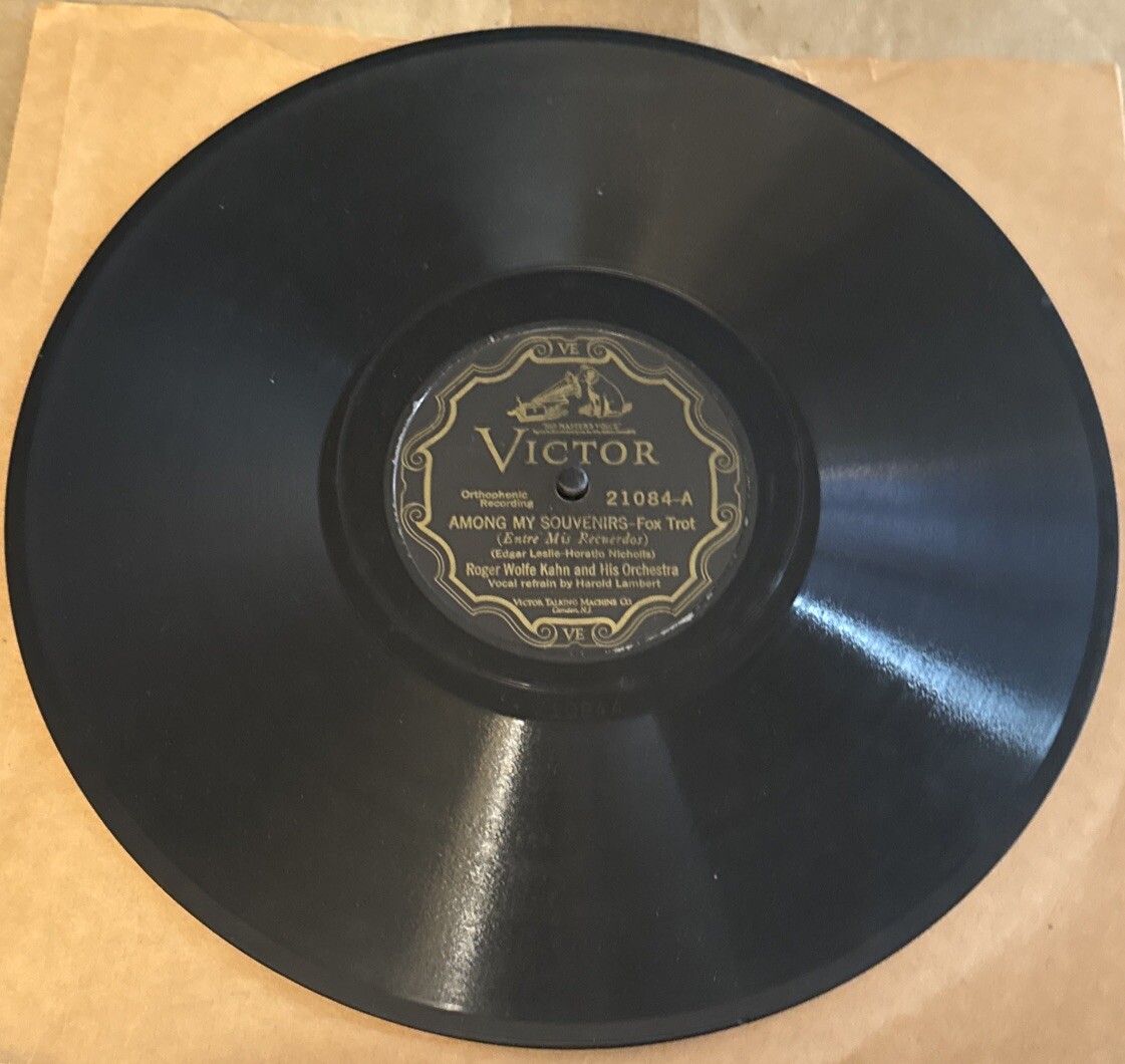 Johnny's - kanahana Victor 78 RPM Roger Wolfe Kahn / Johnny Hamp - Among My