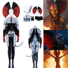 2025 Avatar:Fire and Ash Varang Cosplay Jumpsuit Headwear Party Fancy Dress Suit