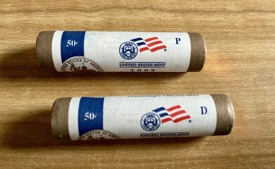 2009 P & D US Mint Sealed Lincoln Cent Coin Rolls. Presidency, Professional Life - Image 3 of 4