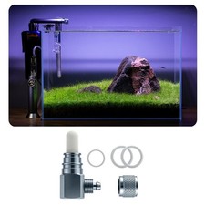 Aquarium Diffuser Aluminum Alloy Easy Installation Planted Tank CO2 Diffuser