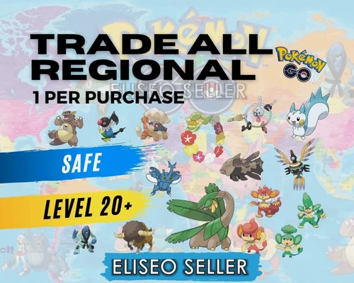 Pokemon Regional GO - Any Regional All Gens -  Regional Stonjourner
