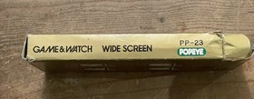 Nintendo Game & Watch Popeye 1981 PP-23 Wide Screen CIB Vintage 80s