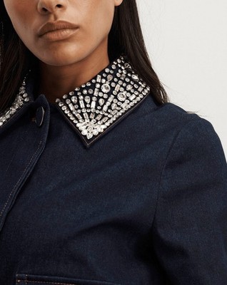Veronica Beard Barrington Denim Jacket $898 Size 2