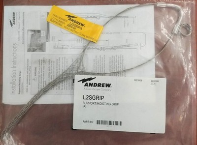 5-pack Andrew New L2SGRIP Support Hoisting Grip w/Clamp for 0.4-0.56'' Coax Cable