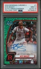 2024 Bowman Chrome U Ace Bailey Green Shimmer  1st Rookie RC PSA 9 PSA 10 Auto