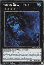 YuGiOh Abyss-Bewohner (V.4) RA02-DE033 Platinum Secret Rare Deutsch Neu 1st