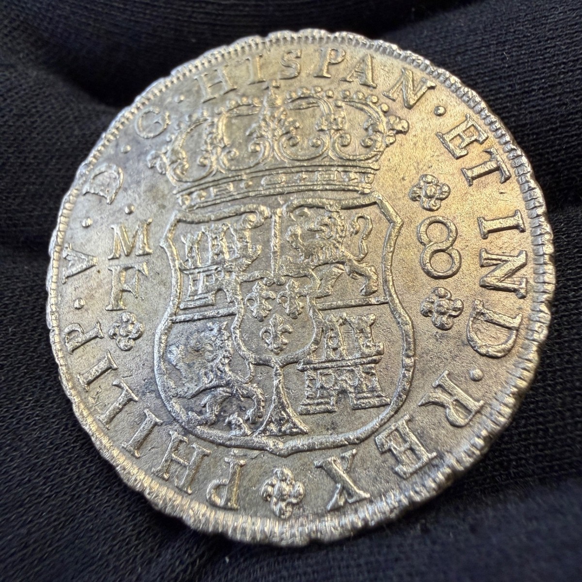 Mexico - 8 Reales - 1740 Mo MF - Philip V Pillar Type 