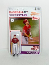 SUPER7 2021 TOPPS BIG LEAGUE REACTION FIGURE MLB BASEBALL MIKE TROUT VERSION 2