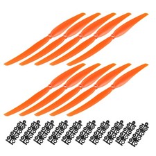 RC Propellers CW 1160 11"x6" 2-Vane Airplane Orange 10 Pairs w Adapters