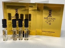 Paco Rabanne One Million Men Sample Travel Vials  w/ Cards NEW 9 pack