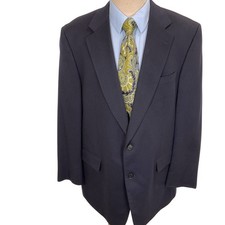 Brooks Brothers Blazer Mens 46L Navy Blue Loro Piana Cashmere Italian Luxury