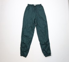 Vtg 90s Nike Mens Small Travis Scott Mini Swoosh Windbreaker Joggers Pants Green