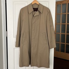 EUC London Fog Vintage maincoats removeable fur lined trench coat Sz 36R