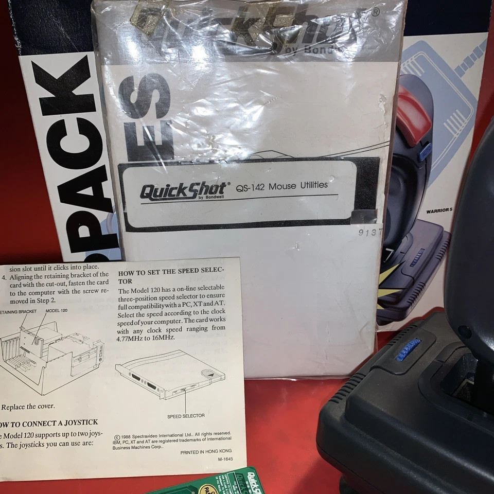 Quick Shot PC•PACK Model QS-161 PC Joystick Flightstick Warrior 5 - Image 4 of 4