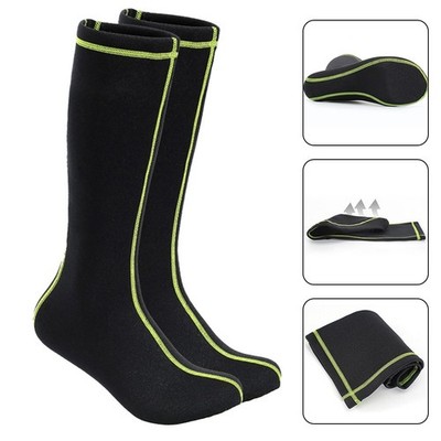 Nagelneu Wassersport Tauchsocken Neoprenanzüge 1 Paar Elastische Rückenform