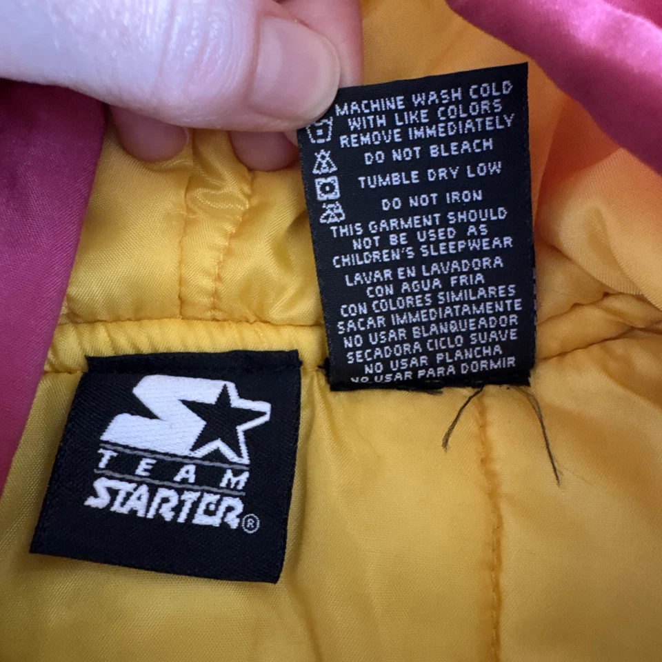 复古 Starter Florida State FSU Seminoles Puffer 夹克 婴儿 18 Mo。 香港 — 第 3/4 张图片