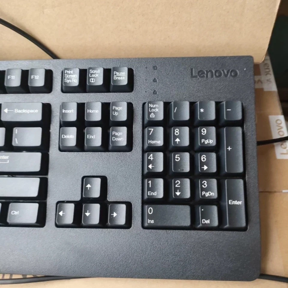 Original Lenovo Traditional PS2 Wired Keyboard SK8817 & Mouse MA118P Set 00XH896 - Image 3 of 4