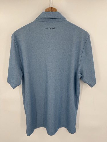 Camicia Travis Mathew uomo blu medio ciottoli spiaggia campo da golf logo US Open 2019 - Foto 3 di 7