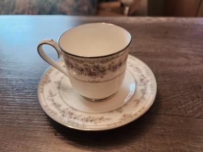 Noritake Shenandoah Fine China Footed Cup & Saucer Set Japan #9729