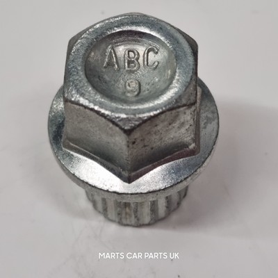 Volkswagen Vw Seat Audi Alloy Wheel Nut Locking Key ABC 9 - 21 point Splins
