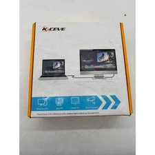 KCEVE 8K Dual Monitor DisplayPort USB3.0 KVM Switch 3 PC 2 Monitor Ultra HD