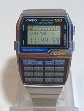 Vintage 1992 Casio DBC-1500 Data Bank Calculator Watch Module 1477 Excellent