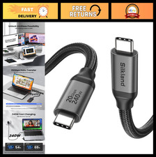 USB C Display Cable 3.3FT, 8K 30Hz, 4K 144Hz, 20Gbps Data Transfer, PD Charging
