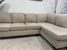 95.2 Wide Sectional/Couch 2 Yrs Old Barely Used Excellent Condition
