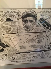 Framed Amadee Print Various Occurrences At Wrigley Field