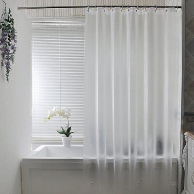 Aoohome Frosted Shower Curtain Liner 8G Eva Extra Long Shower Curtain 72X78 Inch