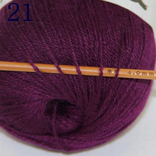 Sale 1X50gr Super Soft Warm Pure Sable Cashmere Shawls Hand Knit Crochet Yarn - Picture 25 of 39