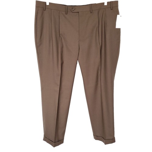 Ralph Lauren Men's Wool Blend Classic-Fit UltraFlex Stretch Dress Pants Med  Gray | eBay