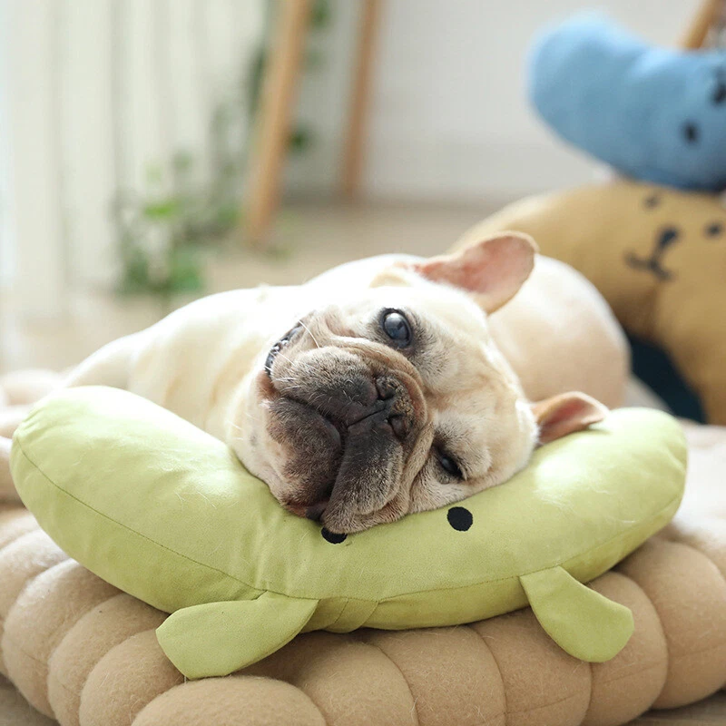 Pet Pillow Chin Pad Sleep Aid Pillow Dog Pillow Comfy Cartoon Removable Washable