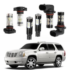 6x White Led For 2007-14 Cadillac Escalade Fog Driving Drl Light Bulbs Combo Kit
