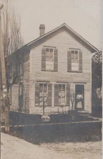Millbrook, MI: RPPC Country Home, vintage Michigan Real Photo Postcard