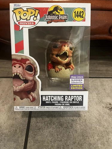 Funko POP! Movies Jurassic Park #1442 Hatching Raptor - 2023 Summer Convention