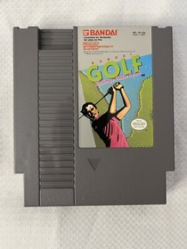 NES Bandai Golf: Challenge Pebble Beach Near Mint Condition Complete CIB