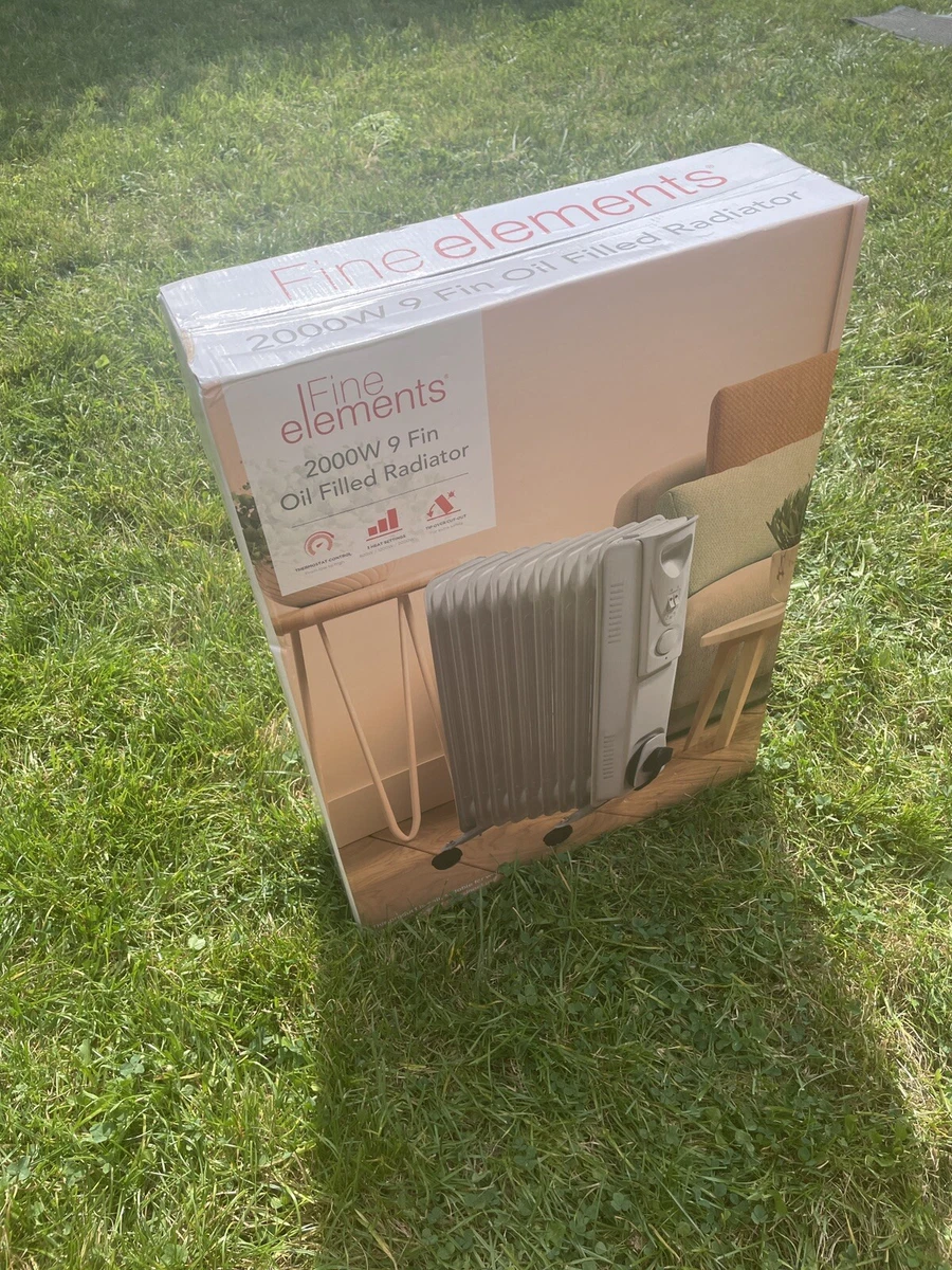 Fine Elements 2000W 9 FIN OIL FILLED RADIATOR | eBay