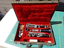 Vintage used Noblet Wood Clarinet w/ case Serial # 40897 Paris France
