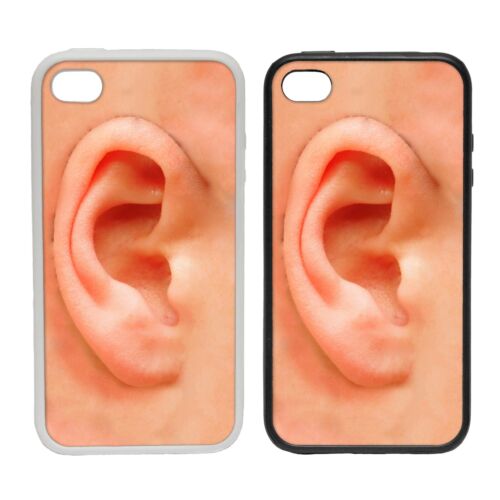 Printed Rubber Clip Phone Case Cover iPhone - Realistic Looking Ear - Funny - 第 1/5 張圖片